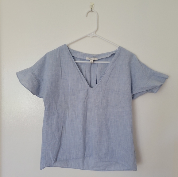 Madewell Sundrift Ruffle Top - Picture 2 of 6